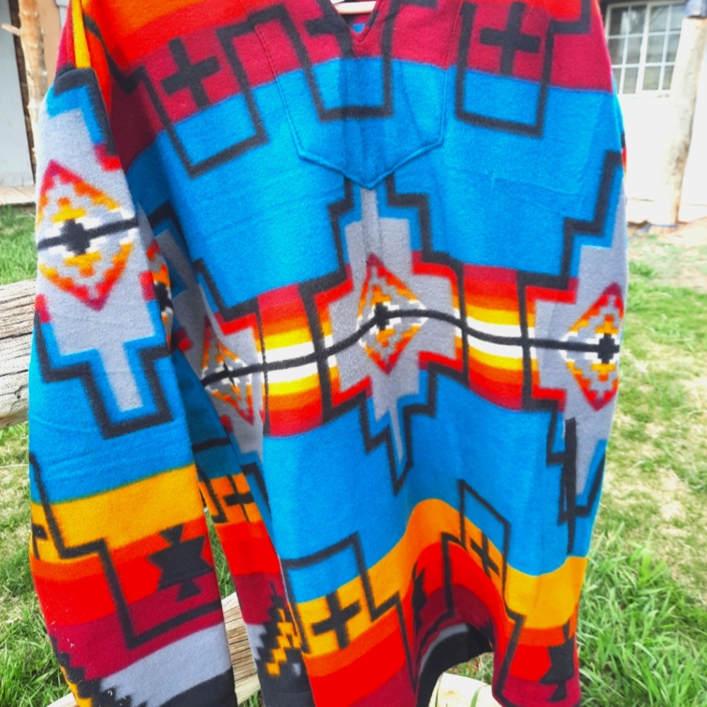 Large fleece hoodie